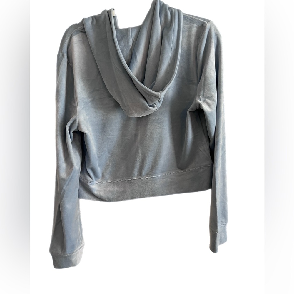 Juicy Couture Women's Light Blue Zip-Up Hoodie 🩵 - Picture 3 of 10